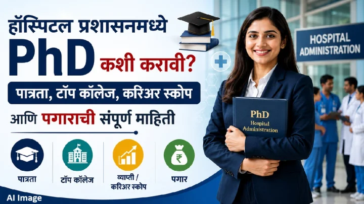 हॉस्पिटल मॅनेजमेंटमध्ये PhD करा आणि मिळवा आकर्षक करिअर संधी