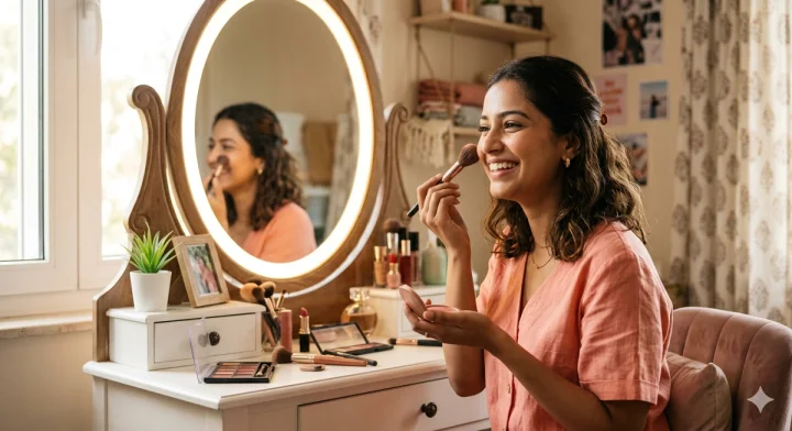 No makeup look products