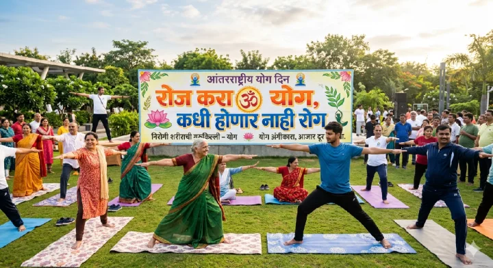 Yoga Slogans in Marathi योग घोषवाक्य