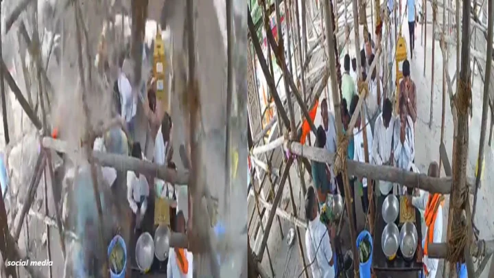 परभणी येथील हनुमान मंदिरात मंडपाचे छत कोसळल्याने 5 जणांचा मृत्यू, अनेक लोक ढिगाऱ्याखाली अडकल्याची शक्यता