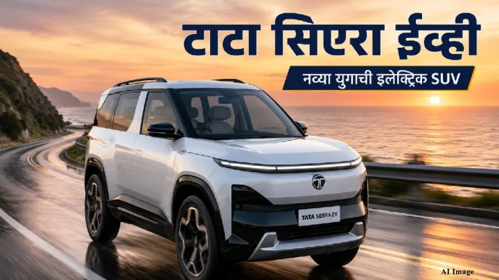 600 किमी रेंज असलेली टाटा सिएरा ईव्ही या तारखेला लॉन्च होणार