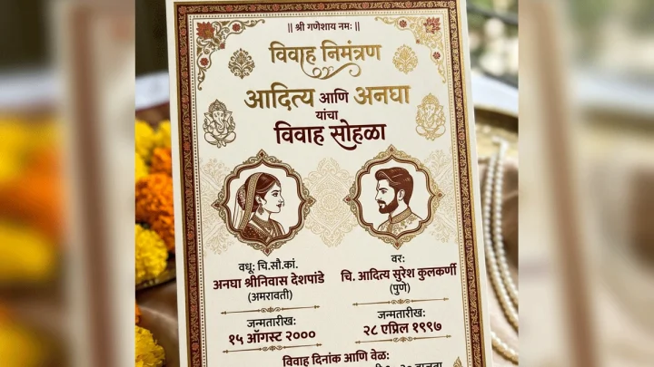 Printing the bride and groom's dates of birth on wedding invitations to be mandatory in Maharashtra! Government preparing to introduce a new rule to curb child marriage