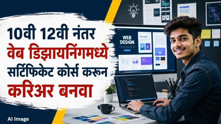 CareerTips :  10वी 12वी नंतर वेब डिझायनिंग मध्ये सर्टिफिकेट कोर्स करून करिअर बनवा