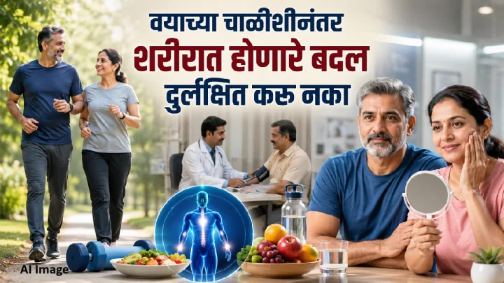 वयाच्या चाळीशीनंतर शरीरात होणारे हे बदल दुर्लक्षित करू नका