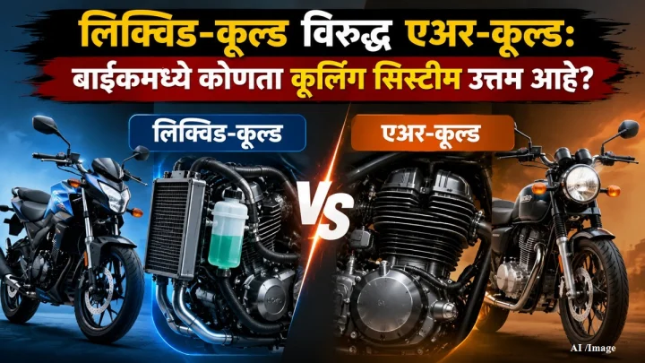 Liquid-Cooled vs Air-Cooled:  लिक्विड-कूल्ड विरुद्ध एअर-कूल्ड:  बाईकमध्ये कोणता कूलिंग सिस्टीम उत्तम आहे