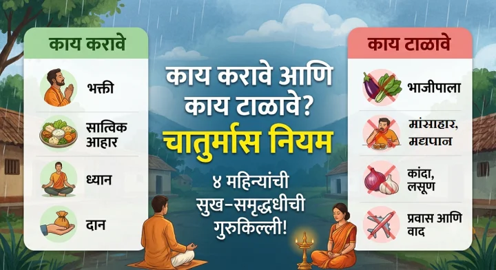 चातुर्मास म्हणजे काय? या चार महिन्यांत कोणत्या चुका टाळाव्यात आणि काय करावे?