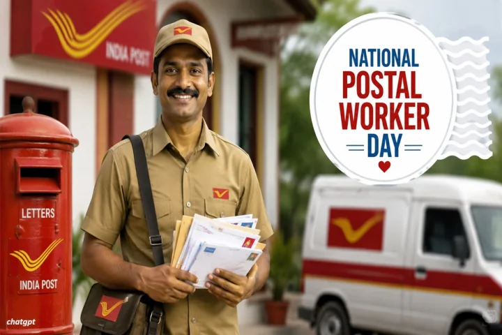 National Postal Worker Day 2026 : 'राष्ट्रीय टपाल कामगार दिन'