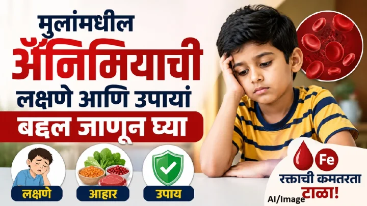 मुलं सतत थकतात का? ॲनिमियाची ही लक्षणे असू शकतात, जाणून घ्या उपाय