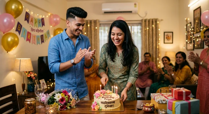 Birthday Wishes For Sister in Marathi बहिणीला वाढदिवसाच्या शुभेच्छा मराठी