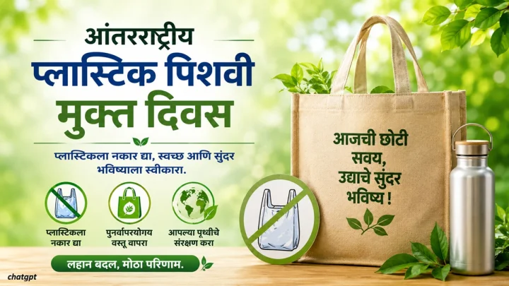 International Plastic Bag Free Day 2026 : आंतरराष्ट्रीय प्लास्टिक पिशवी मुक्त दिवस