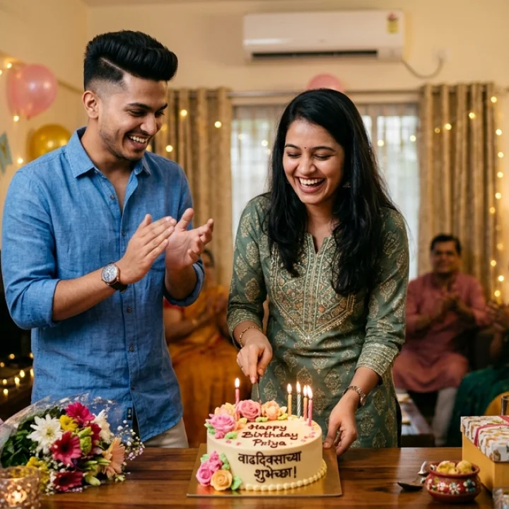 Birthday Wishes For Sister in Marathi
