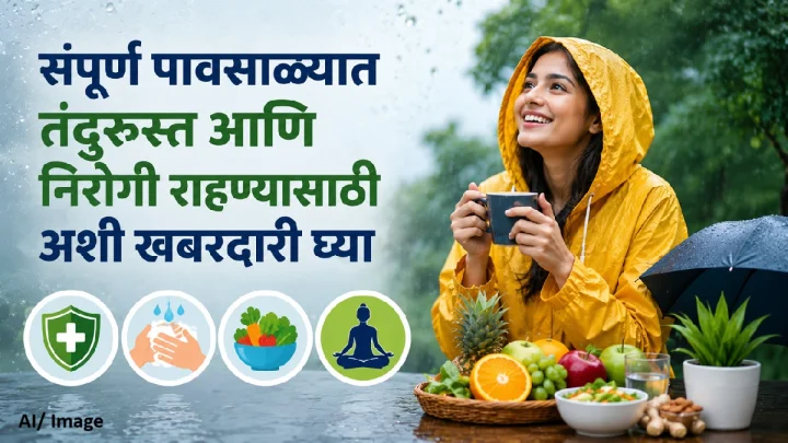 संपूर्ण पावसाळ्यात तंदुरुस्त आणि निरोगी राहण्यासाठी अशी खबरदारी घ्या