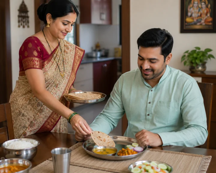 हातात चपाती देणे शुभ की अशुभ