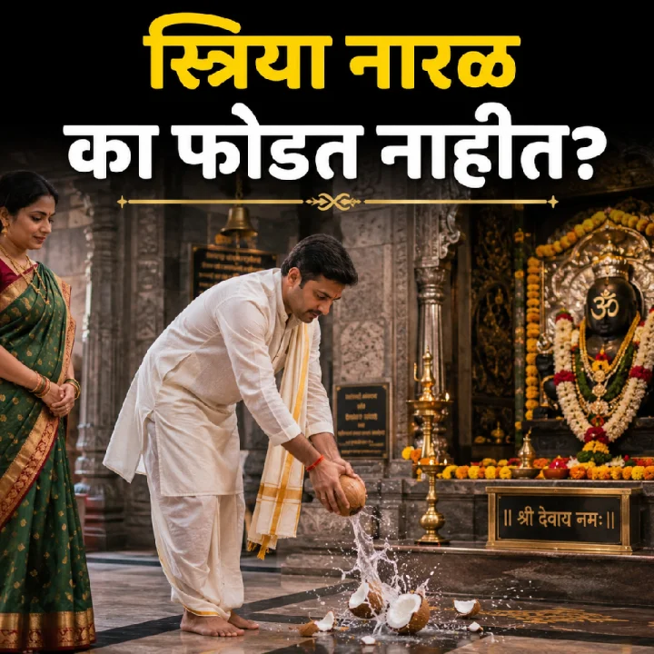 स्त्रियांनी नारळ का फोडू नये