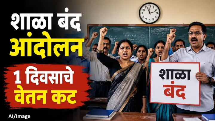 महाराष्ट्रातील हजारो शिक्षकांच्या एका दिवसाच्या पगारात कपात होणार, शिक्षण विभागाची कारवाई