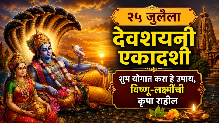 देवशयनी आषाढी एकादशी २०२६: दुर्मिळ शुभ योगांचा संयोग; सुख-समृद्धीसाठी करा हे ५ प्रभावी उपाय