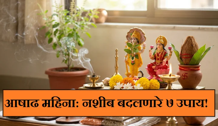 आषाढ महिन्याची आजपासून सुरुवात; या ७ गोष्टी केल्यास विष्णू-लक्ष्मीची कृपा लाभते