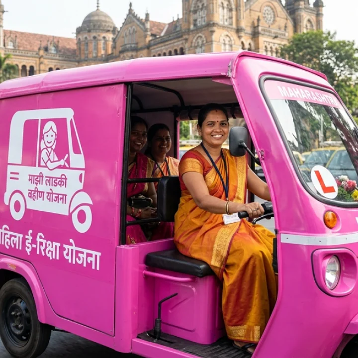 Maharashtra Govt Proposes 40% Subsidy Under Pink E-Rickshaw Scheme for Women