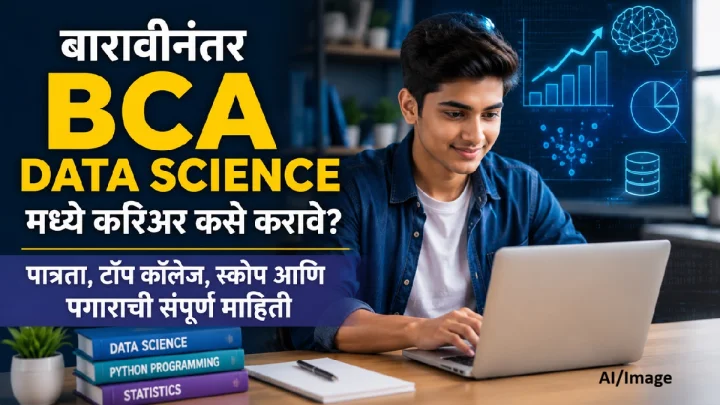 बारावीनंतर BCA Data Science मध्ये करिअर कसे करावे? पात्रता, टॉप कॉलेज, स्कोप आणि पगाराची संपूर्ण माहिती