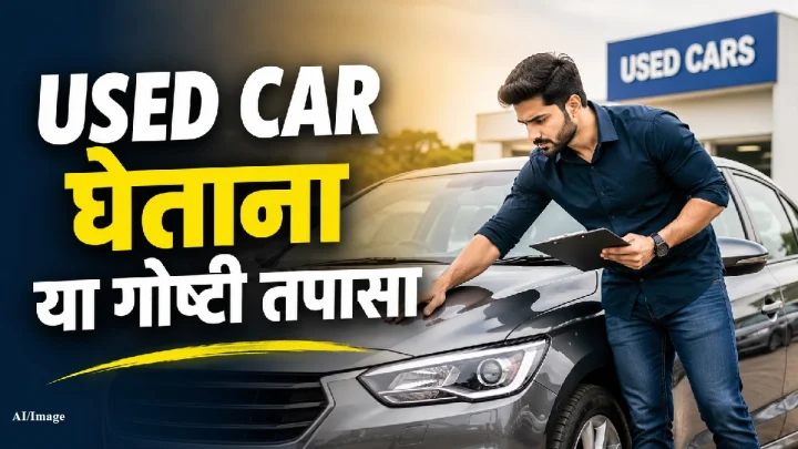 Used Car घेताना या गोष्टी तपासा