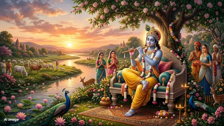 ''श्री कृष्णा अष्टकम'' : मनाला शांतता देणारे Krishna Ashtakam