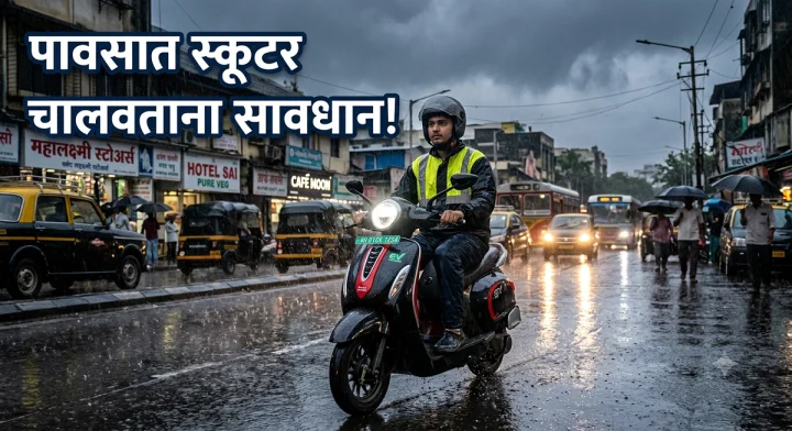 पावसाळ्यात इलेक्ट्रिक स्कूटर वापरताना या चुका करू नका