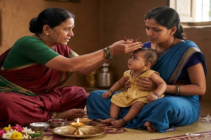 अजूनही हे प्रमुख पारंपरिक उपाय बाळाला वाईट नजरेपासून वाचवण्यासाठी केले जातात