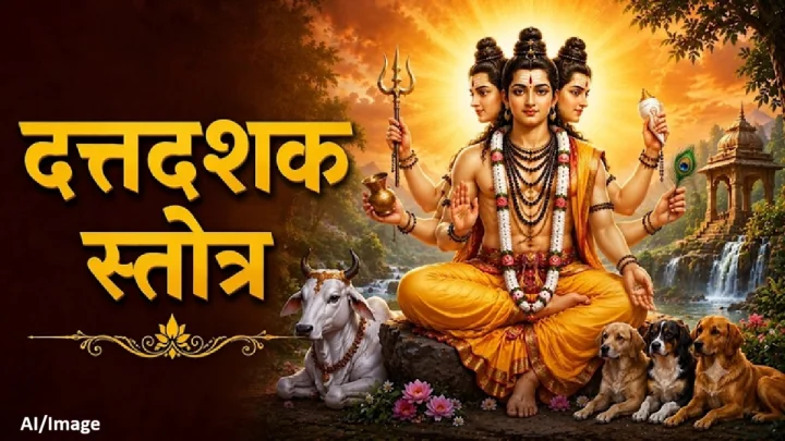 दत्तदशक स्तोत्र | Datta Dashak Stotra श्री दत्तात्रेयांची कृपा, संरक्षण आणि मनोकामना पूर्ण करणारे प्रभावी स्तोत्र