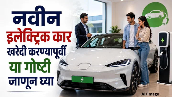 नवीन इलेक्ट्रिक कार खरेदी करण्यापूर्वी या  गोष्टी जाणून घ्या