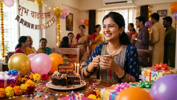 Thank You Birthday Wishes in Marathi वाढदिवसाच्या शुभेच्छांबद्दल आभार संदेश