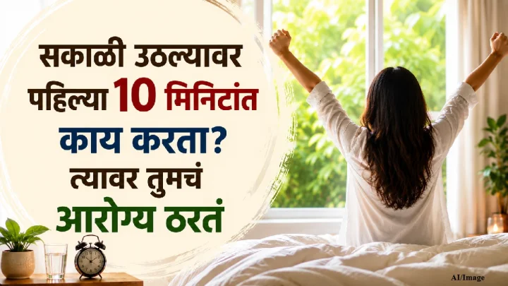 सकाळची सुरुवात कशी करता? पहिल्या 10 मिनिटांतल्या सवयी ठरवतात तुमचे आरोग्य