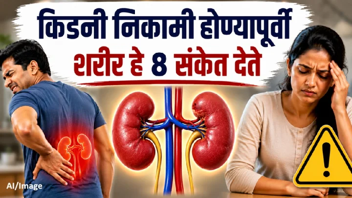 किडनी निकामी होण्यापूर्वी शरीर हे ८ संकेत देते