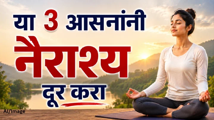 नैराश्य दूर करण्यासाठी दररोज करा ही ३ योगासने