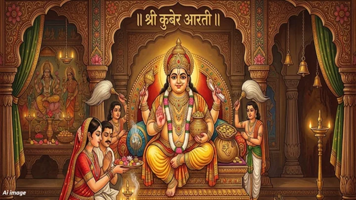 श्री कुबेर आरती, ऊँ जै यक्ष कुबेर हरे स्वामी जै यक्ष जै यक्ष कुबेर हरे।