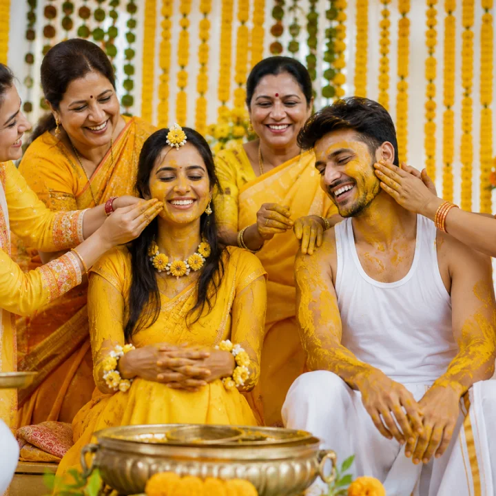 Why is Haldi applied before the wedding?