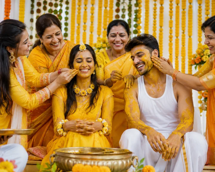 Why is Haldi applied before the wedding?