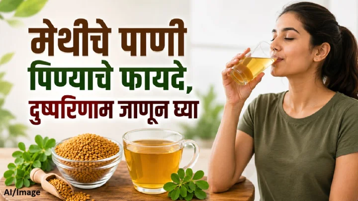 सकाळी रिकाम्या पोटी मेथीचे पाणी पिण्याचे फायदे, दुष्परिणाम जाणून घ्या