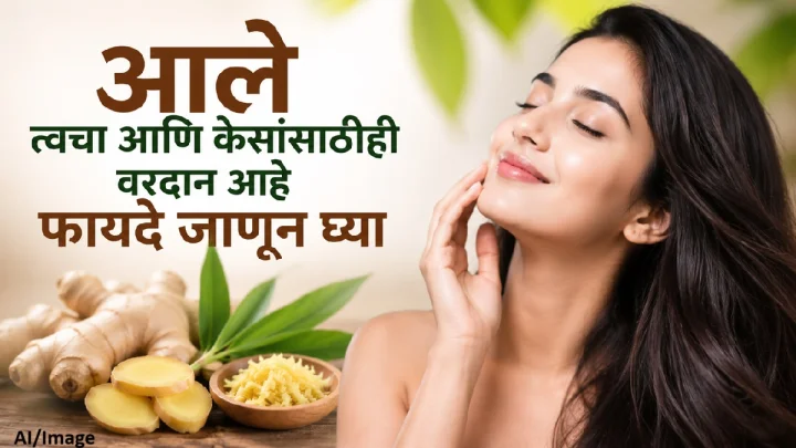 आले त्वचा आणि केसांसाठीही वरदान आहे, फायदे जाणून घ्या