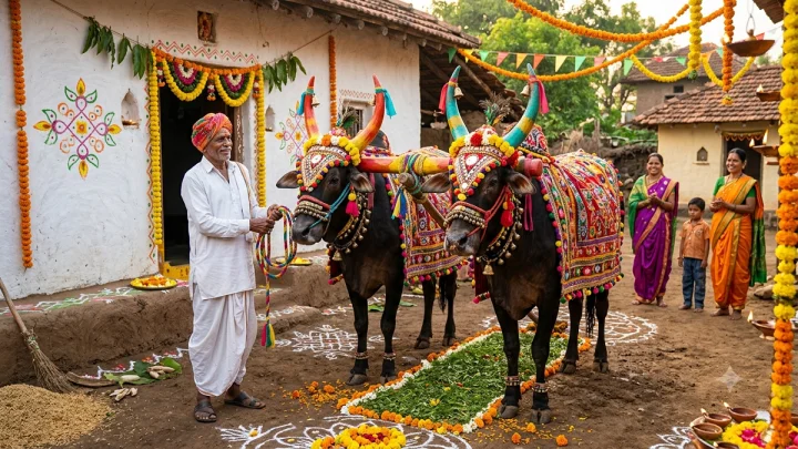 बेंदूर सण कसा साजरा केला जातो? माहिती, महत्तव, पूजा पद्धत आणि महाराष्ट्रीय बेंदूर सणाच्या हार्दिक शुभेच्छा