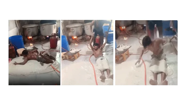 सोया चापच्या पिठात लोळणाऱ्या तरुणाचा व्हिडिओ व्हायरल; अस्वच्छतेमुळे नागरिकांमध्ये तीव्र संताप