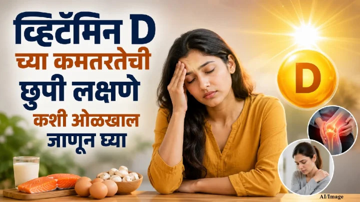व्हिटॅमिन D ची कमतरता आहे? शरीर देतंय हे छुपे संकेत, लक्षणे कशी ओळखाल जाणून घ्या