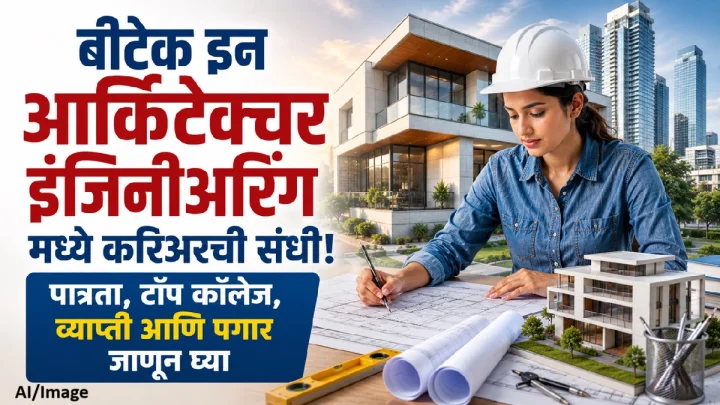 बीटेक इन आर्किटेक्चर इंजिनीअरिंग मध्ये करिअरची संधी! पात्रता, टॉप कॉलेज, व्याप्ती आणि पगार जाणून घ्या