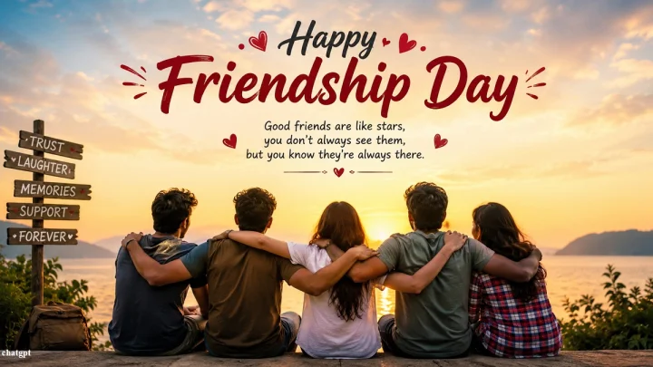 Friendship Day Wishes 2026 in Marathi : मैत्री दिनाच्या शुभेच्छा संदेश