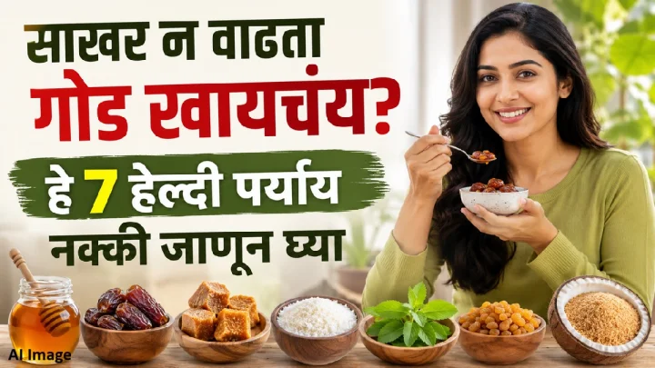 साखर न वाढता गोड खायचंय? हे 7 हेल्दी पर्याय जरूर जाणून घ्या