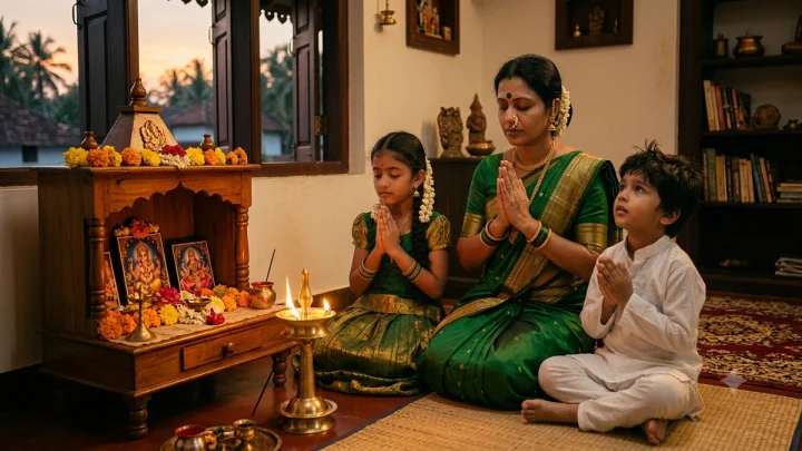 Shubham Karoti Kalyanam शुभं करोति कल्याणम्, संध्याकाळी दिवा लावताना म्हणायची प्रार्थना