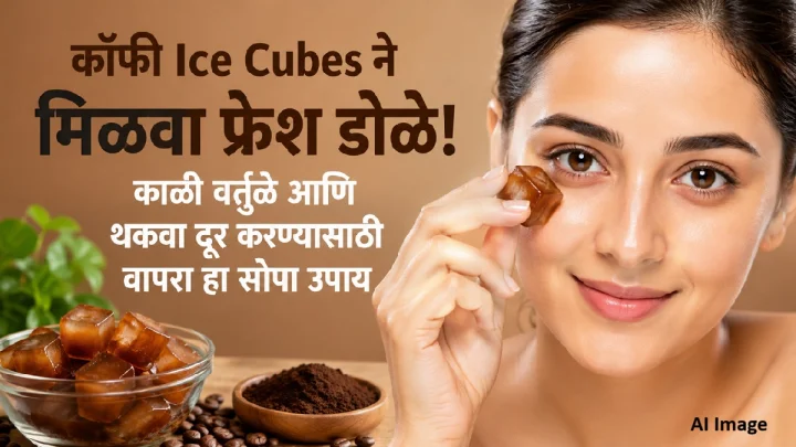 डोळ्यांखालील काळी वर्तुळे कमी करायची? कॉफी Ice Cubes ठरतील फायदेशीर