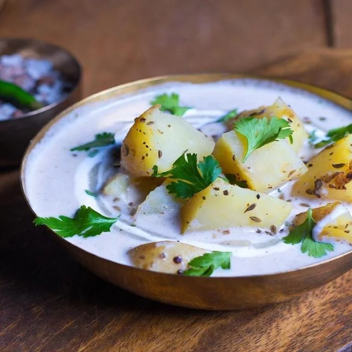 Fasting Curd potatoes