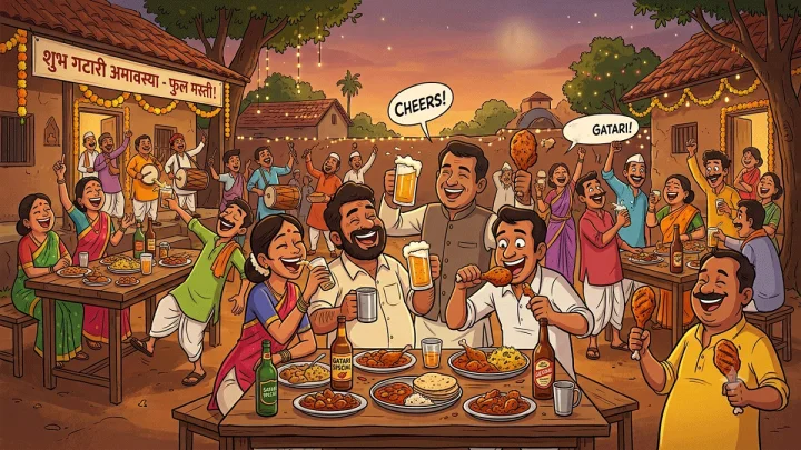 Gatari Amavasya 2026 Wishes In Marathi गटारी अमावस्या शुभेच्छा मराठी