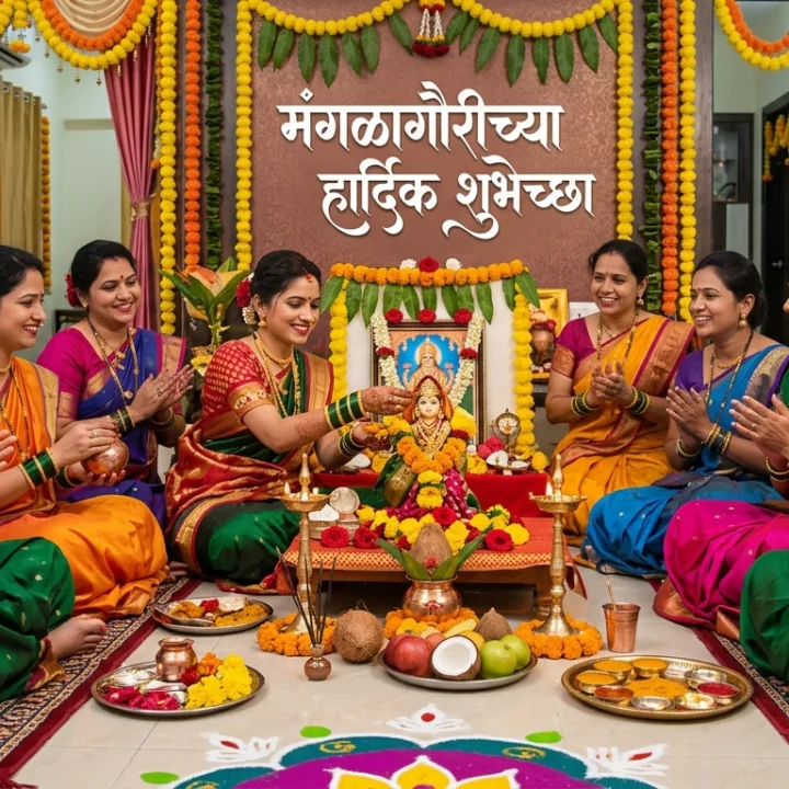 Mangalagaur wishes images in Marathi