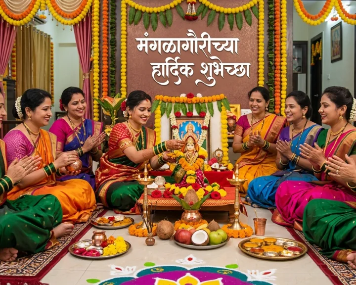 Mangalagaur wishes images in Marathi